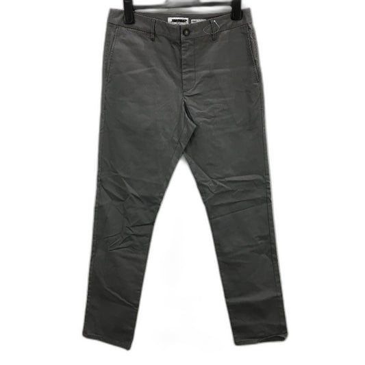 Jeanswest Mid Grey Regular Fit Chino Style Minimalist Pants Mens Size 32 NEW