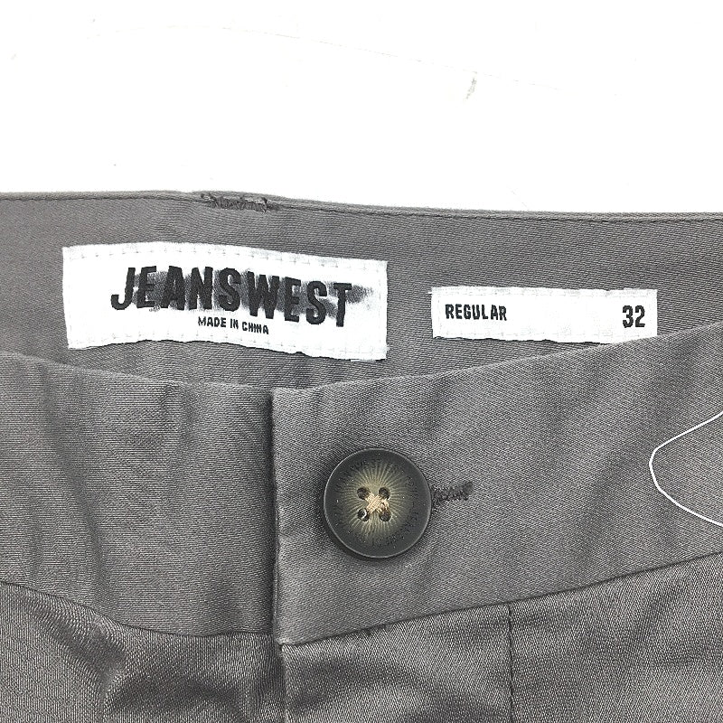 Jeanswest Mid Grey Regular Fit Chino Style Minimalist Pants Mens Size 32 NEW