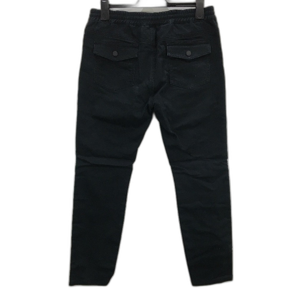 Jeanswest Black Drawstring & Zip Jax Tapered Utility Pants Mens Size 32 NEW