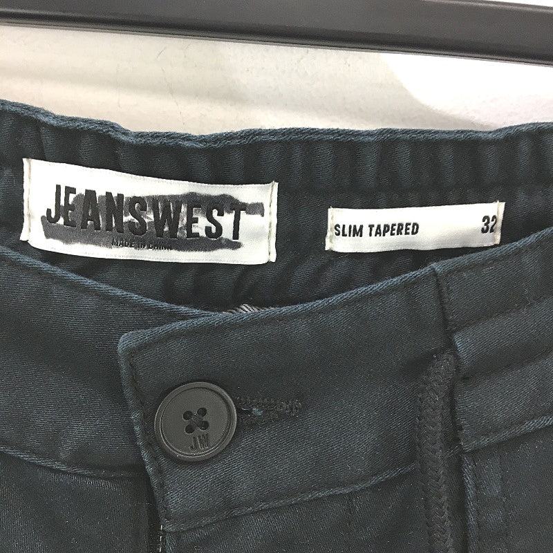 Jeanswest Black Drawstring & Zip Jax Tapered Utility Pants Mens Size 32 NEW