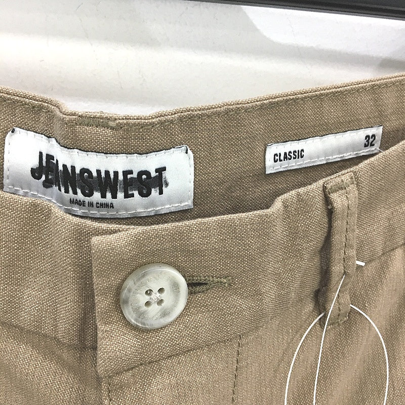 Jeanswest Tan Brown Micro Stripe Classic Fit Chino Style Shorts Mens Sze 32 NEW