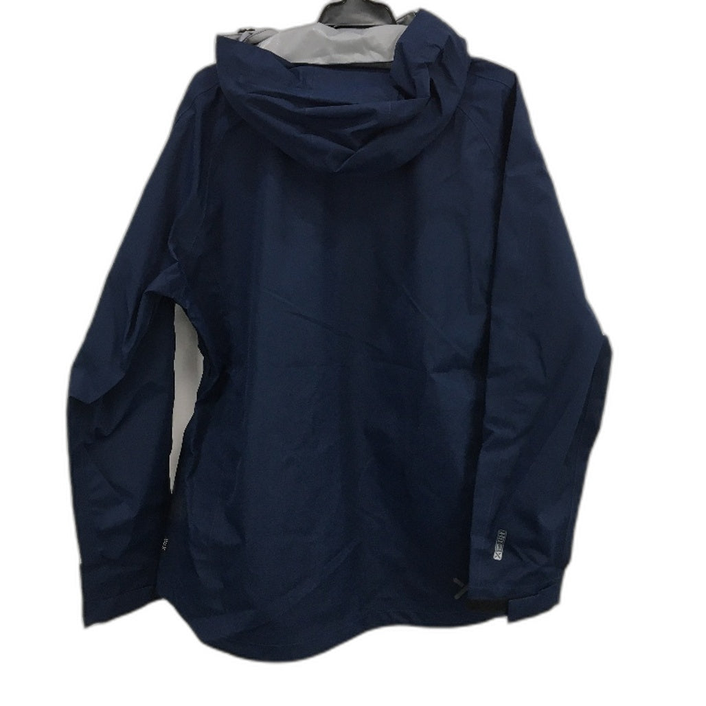 XTM Navy Kimberley Seam Sealed Waterproof Hooded Rain Jacket Ladies Size 18 NEW