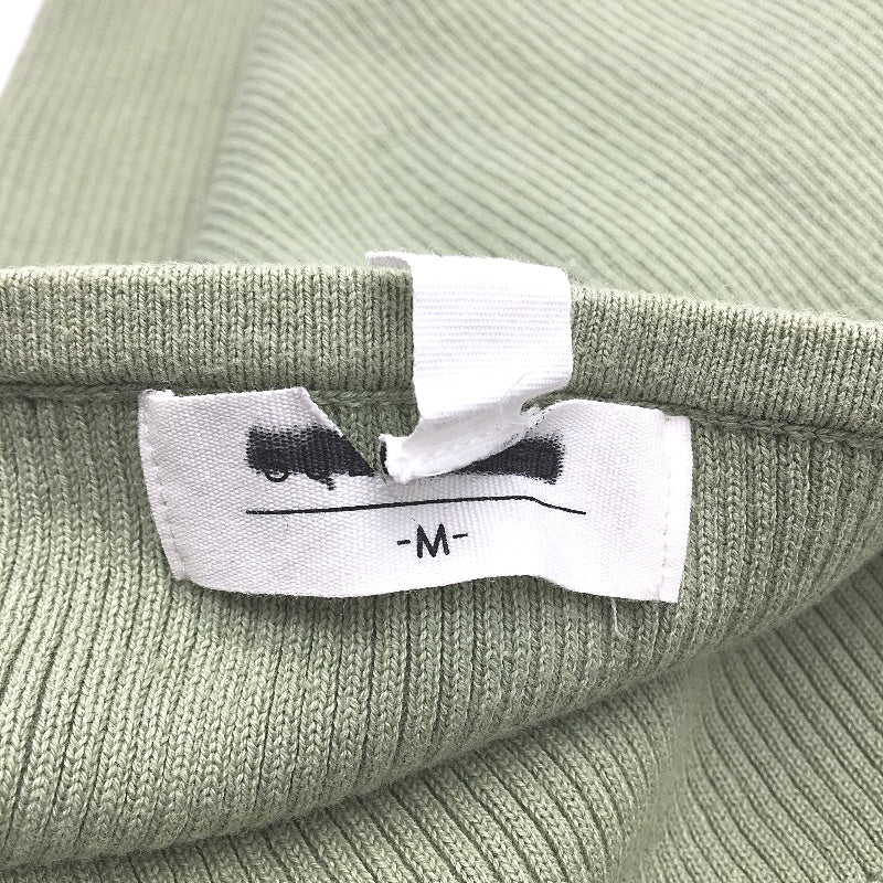 Subtitled Kirby Rib Knit Green Tube Top and Skirt Set Ladies Size Medium NEW