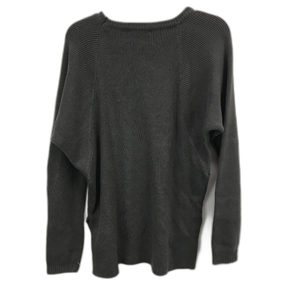 Legoe Heritage Maternity Cosy Ribbed Charcoal Knit Sweater Ladies Size XS