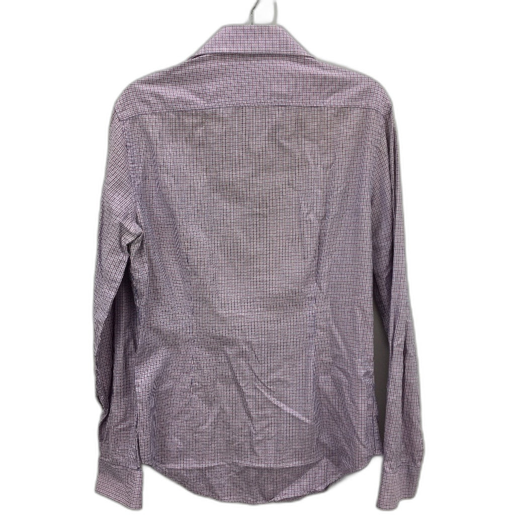 Country Road Slim Fit Premium Cotton Plaid Casual Shirt Mens Size 39/S