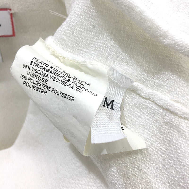 Max&Co Thin Stretch White Long Sleeve Turtleneck Top Ladies Size Medium