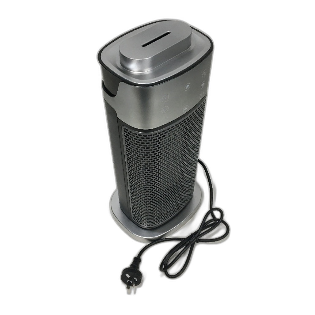 YND-JS-2A 2000W 220-240V Remote Control Black Portable Fan Space Heater DEMO