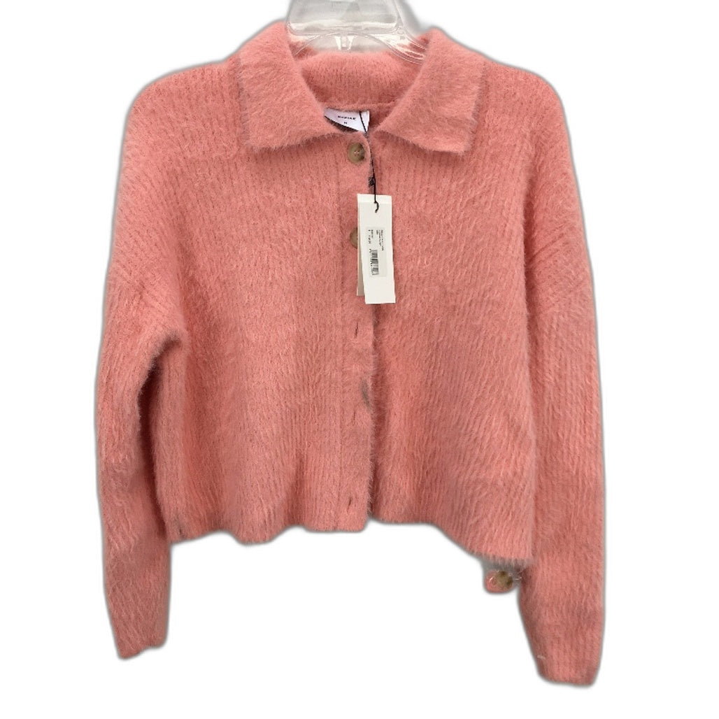 Sheike Delilah Knit Fluffy Soft Candy Pink Cardigan Ladies Size Medium NEW