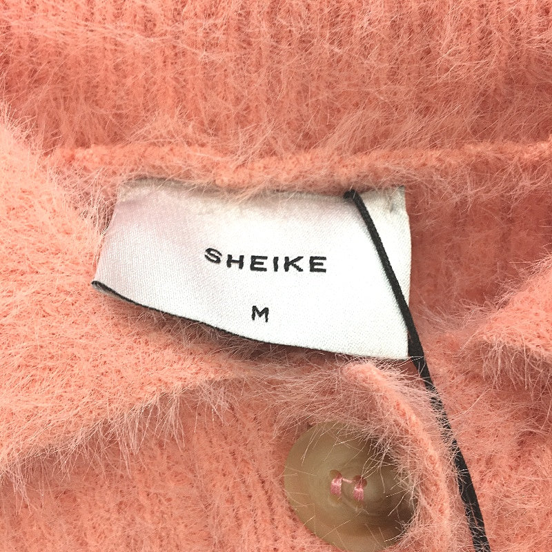 Sheike Delilah Knit Fluffy Soft Candy Pink Cardigan Ladies Size Medium NEW