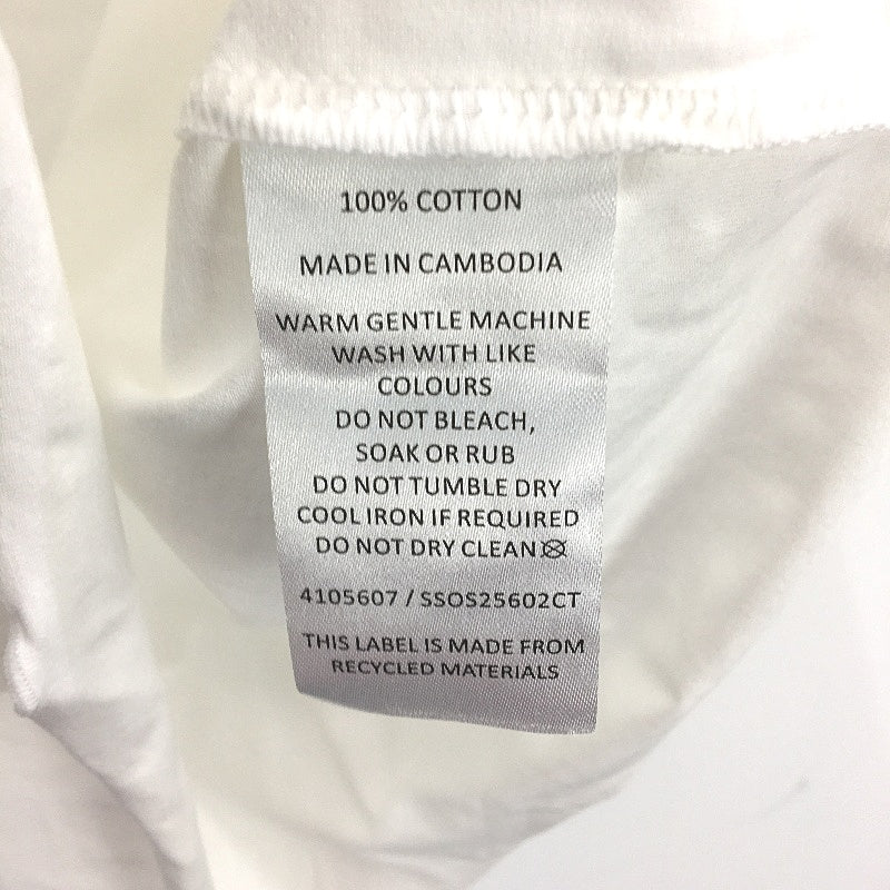 Soho Ruffle Relaxed Fit White Cotton Pyjama Tank Top Ladies Small NEW