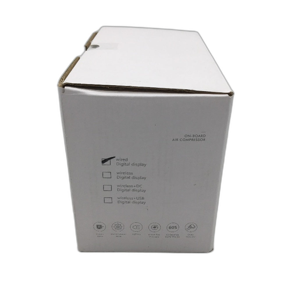 Multifunctional 150 PSI 12V DC Fast Tire Inflating Portable Air Compressor DEMO