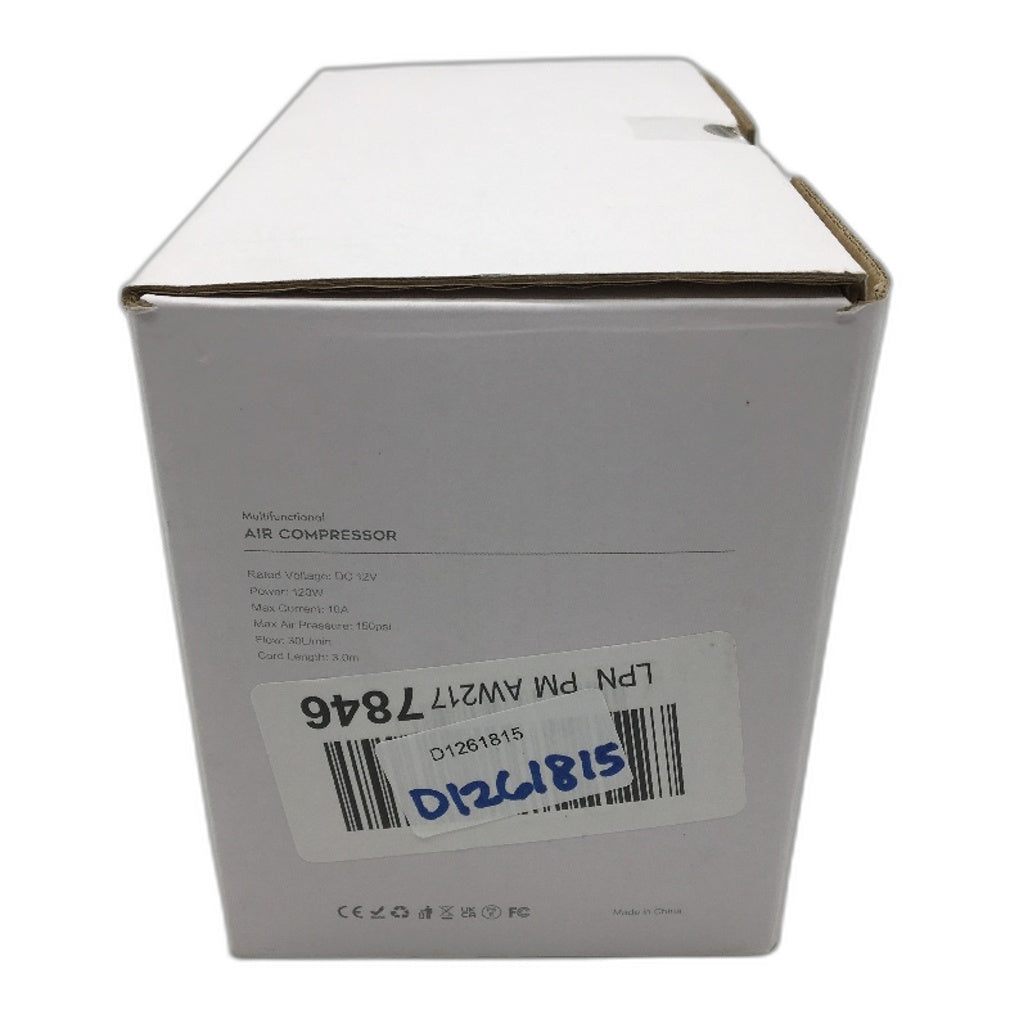 Multifunctional 150 PSI 12V DC Fast Tire Inflating Portable Air Compressor DEMO