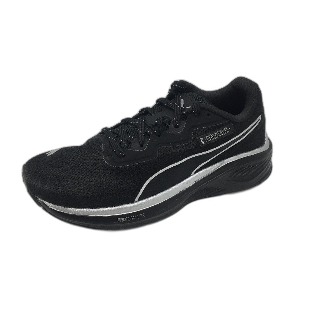 PUMA Aviator WTR Black & Silver Fabric Sports Sneakers Adult Size US 5 UK 4 NEW