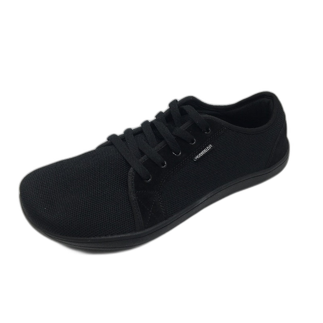 Hobibear Minimalist Barefoot Black Cloth Zero Drop Shoes Mens WIDE EU 47 NEW