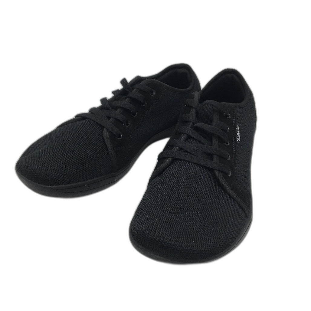 Hobibear Minimalist Barefoot Black Cloth Zero Drop Shoes Mens WIDE EU 47 NEW