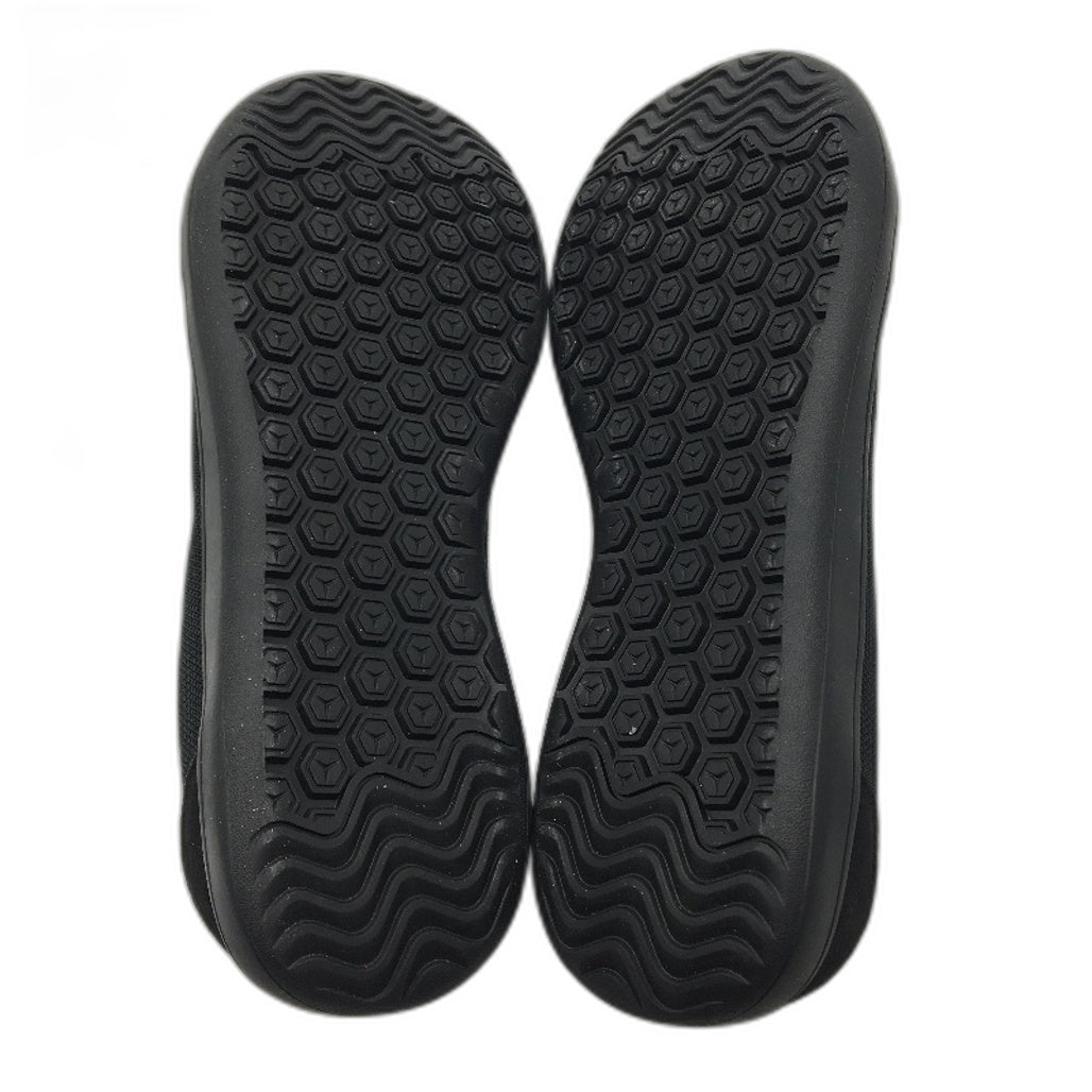 Hobibear Minimalist Barefoot Black Cloth Zero Drop Shoes Mens WIDE EU 47 NEW