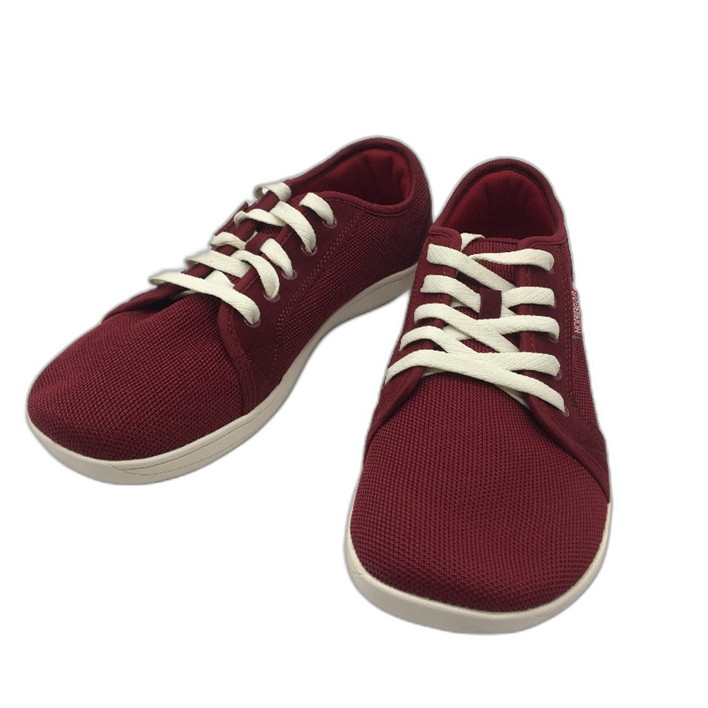 Hobibear Minimalist Barefoot Red Mesh Cloth Zero Drop Shoes Mens WIDE EU 44 NEW
