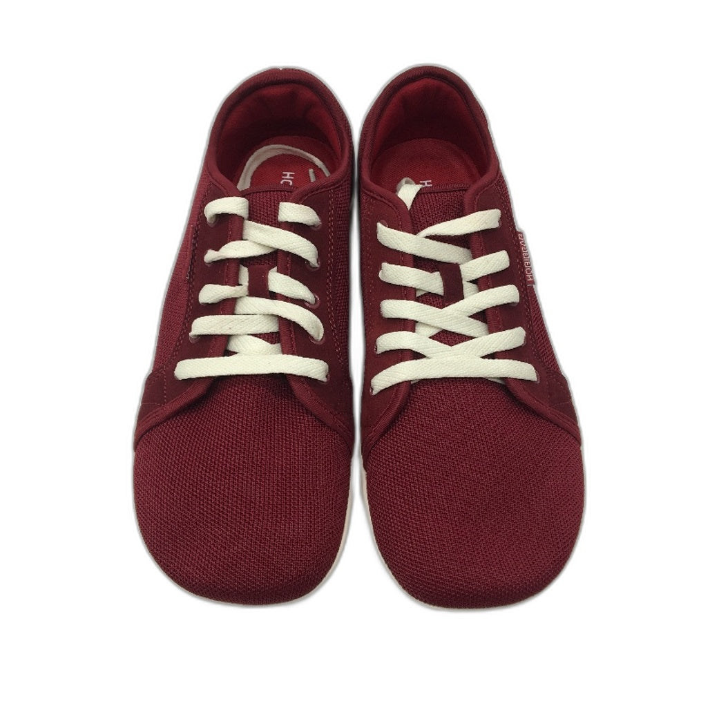 Hobibear Minimalist Barefoot Red Mesh Cloth Zero Drop Shoes Mens WIDE EU 44 NEW