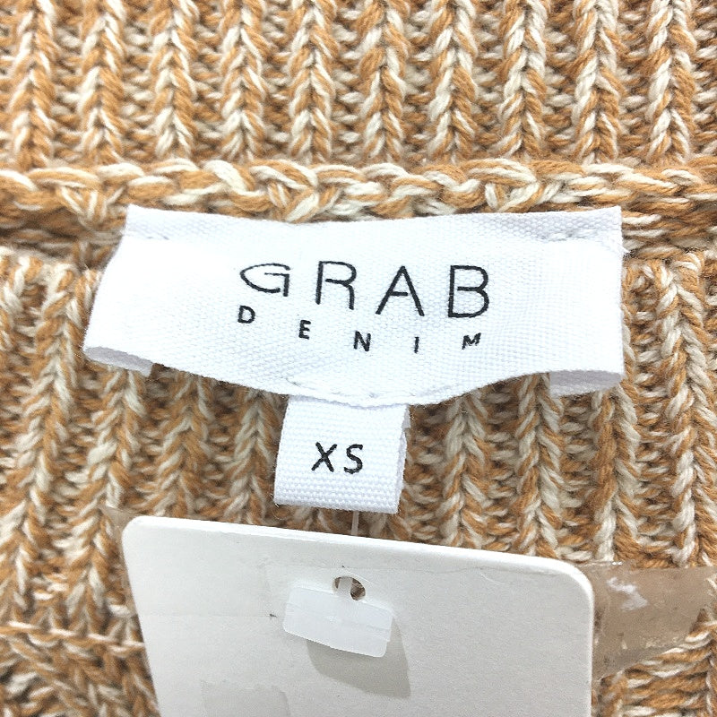 Grab Denim Organic Biscuit Ivory Twist Yarn Crew Neck Jumper Ladies Size XS NEW