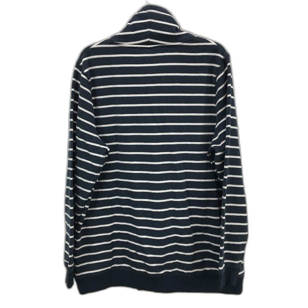 Tog24 Redmire Longsleeve Navy Striped Funnel Neck Sweatshirt Ladies Size 18 NEW