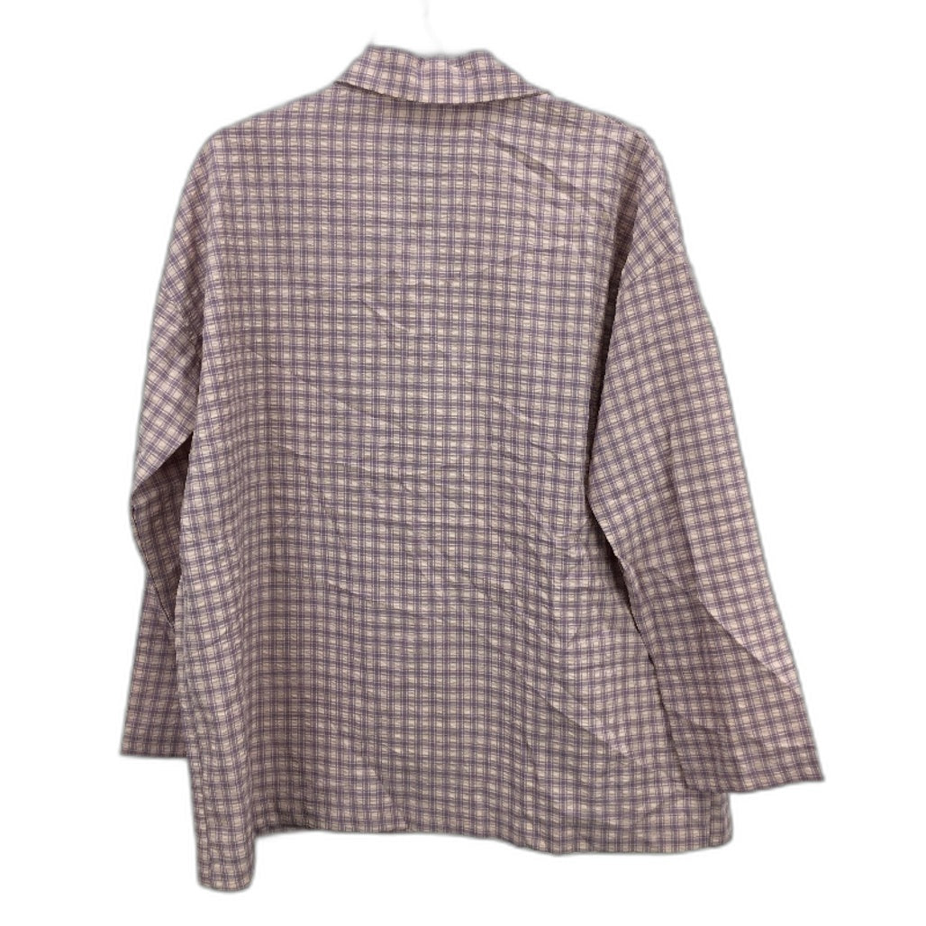 Heartbreak Open Buttonless Thin Pink Purple Check Blazer Ladies Size 8 NEW
