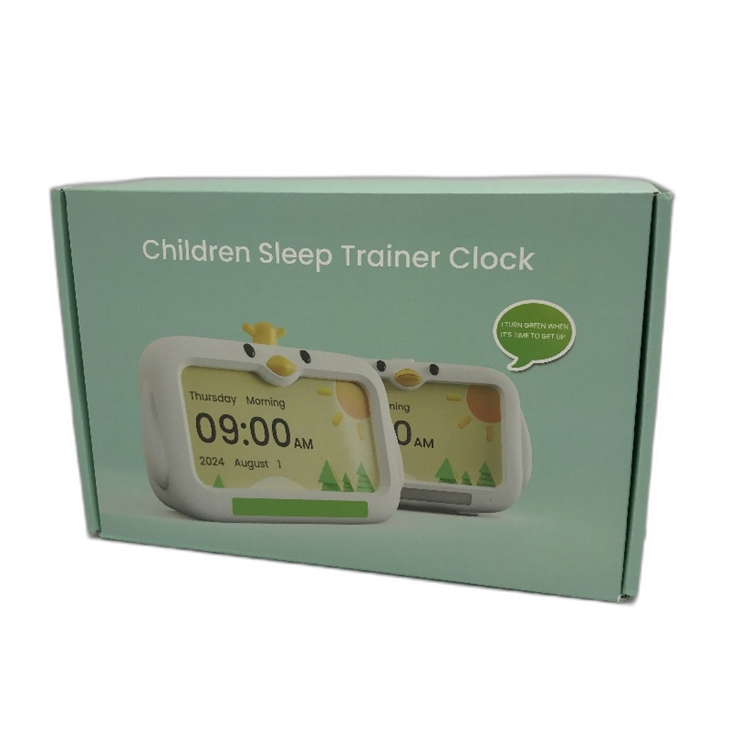 Kids Sleep Trainer Clock Chicken Design Alarm Clock For Children Night Light