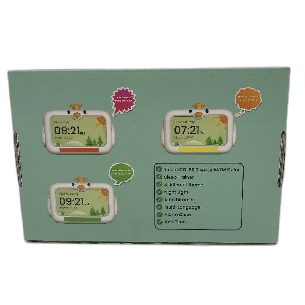 Kids Sleep Trainer Clock Chicken Design Alarm Clock For Children Night Light