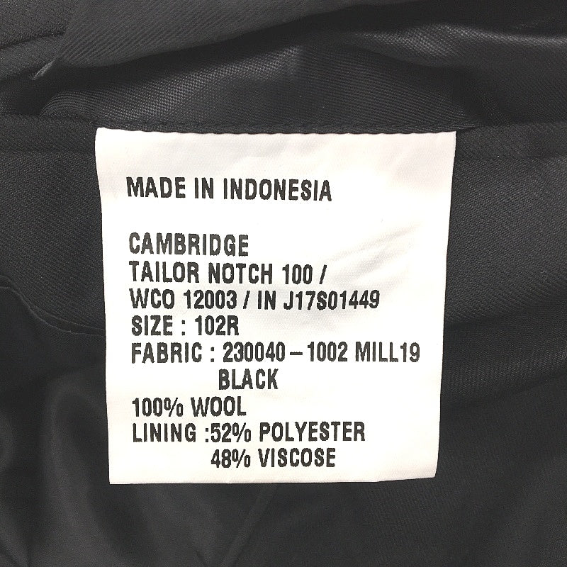 Calibre Black Wool Shell Single Breasted Fully Lined Mens Blazer Jacket