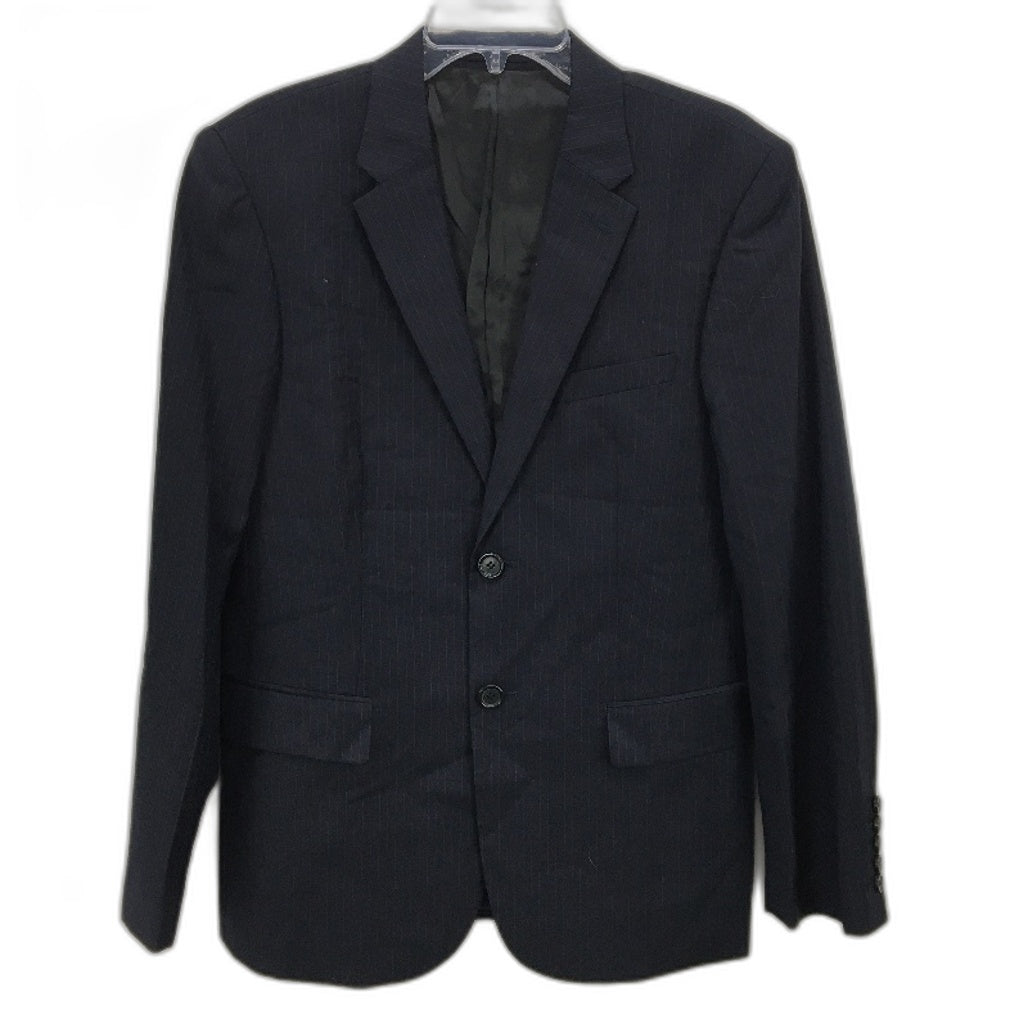 Calvin Klein Navy Pinstripe Single Breasted Fully Lined Blazer Mens Size 48