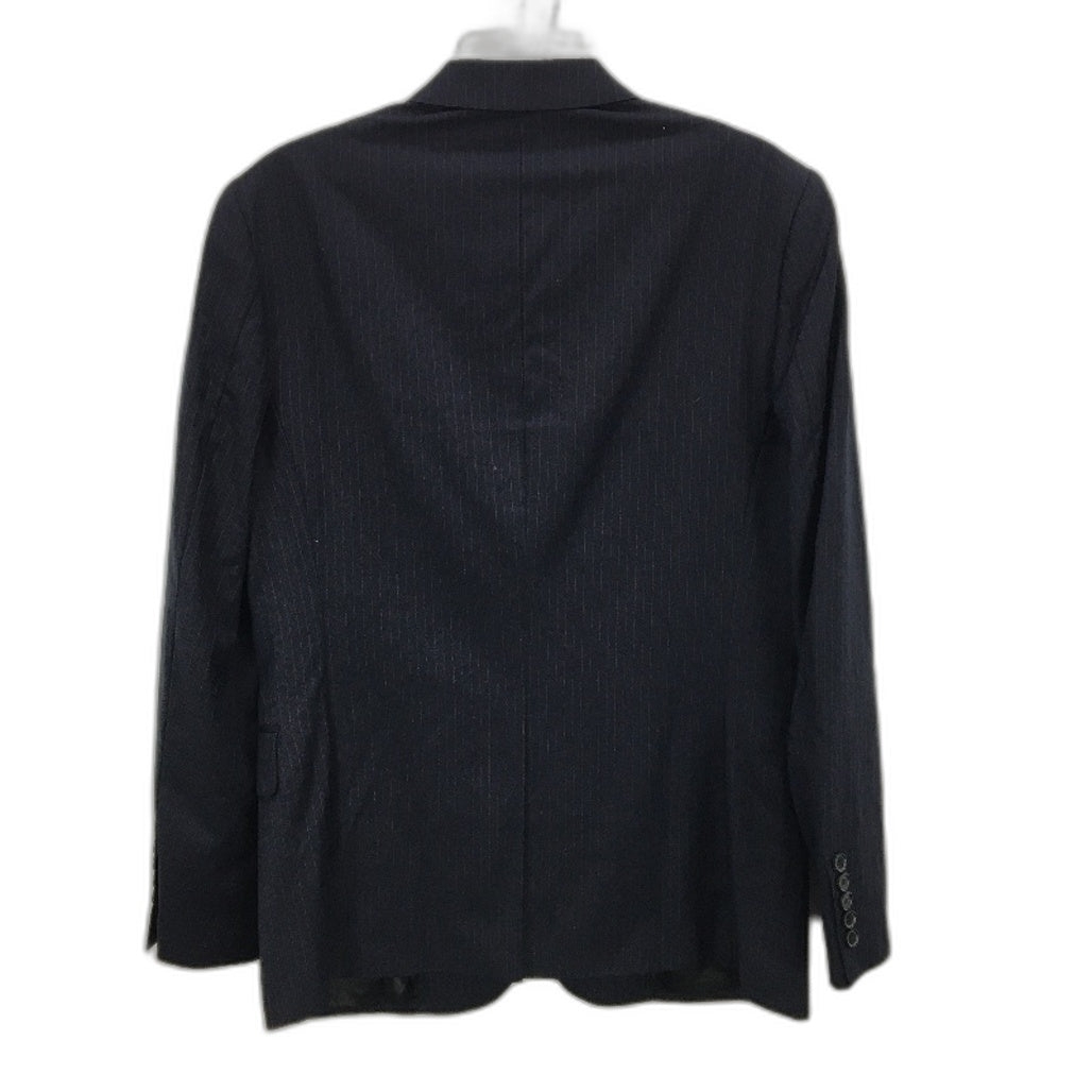 Calvin Klein Navy Pinstripe Single Breasted Fully Lined Blazer Mens Size 48