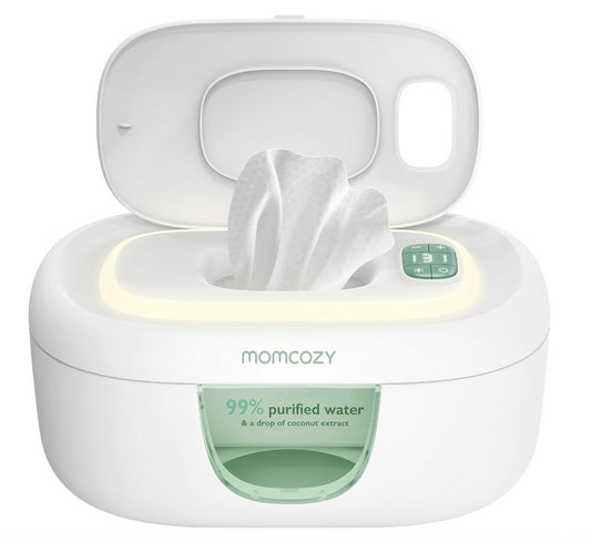 Momcozy Baby Wipe Warmer Large Capacity Wet Wipe Dispenser With Night Light
