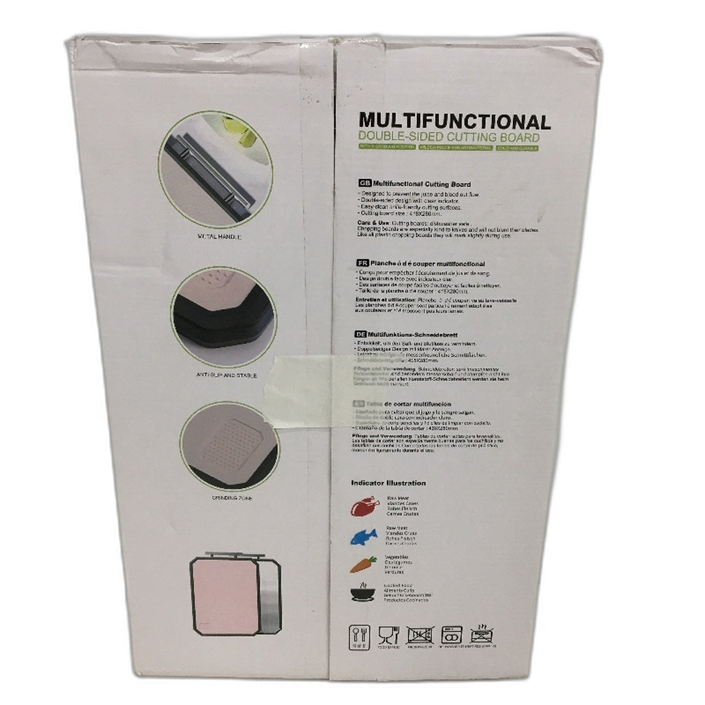 Multifunctional Double Sided for Meat and Vegetable Anti Slip Cutting Board NEW