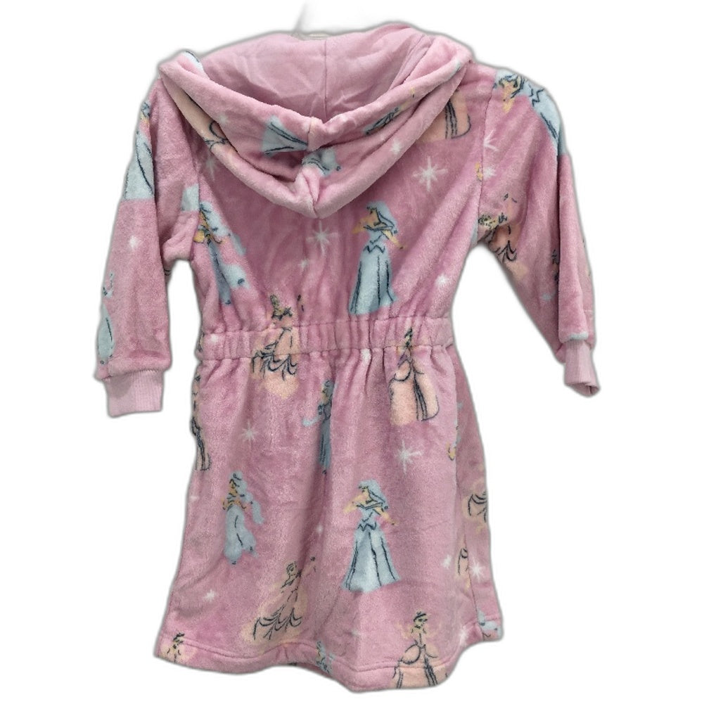 Target Disney Classic Princesses Pattern Pink Dressing Gown Girls Size AU 4 NEW