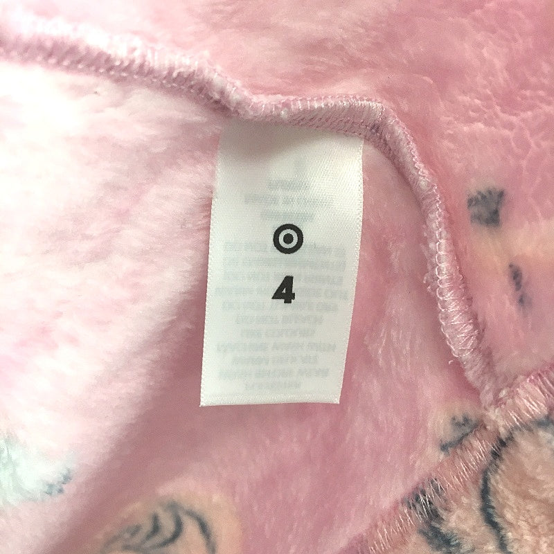 Target Disney Classic Princesses Pattern Pink Dressing Gown Girls Size AU 4 NEW