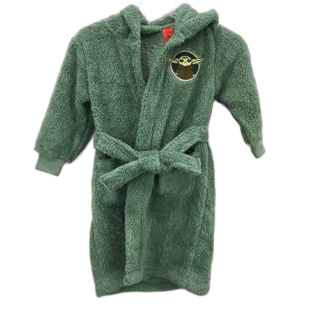 Target Star Wars Baby Grogu Patch Green Dressing Gown Boys Size AU 4 NEW