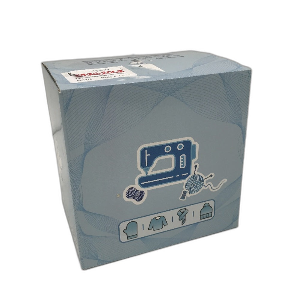 3.05 oz Yarn Cake Ball Manual Hand Crank Winder in White Grey NEW