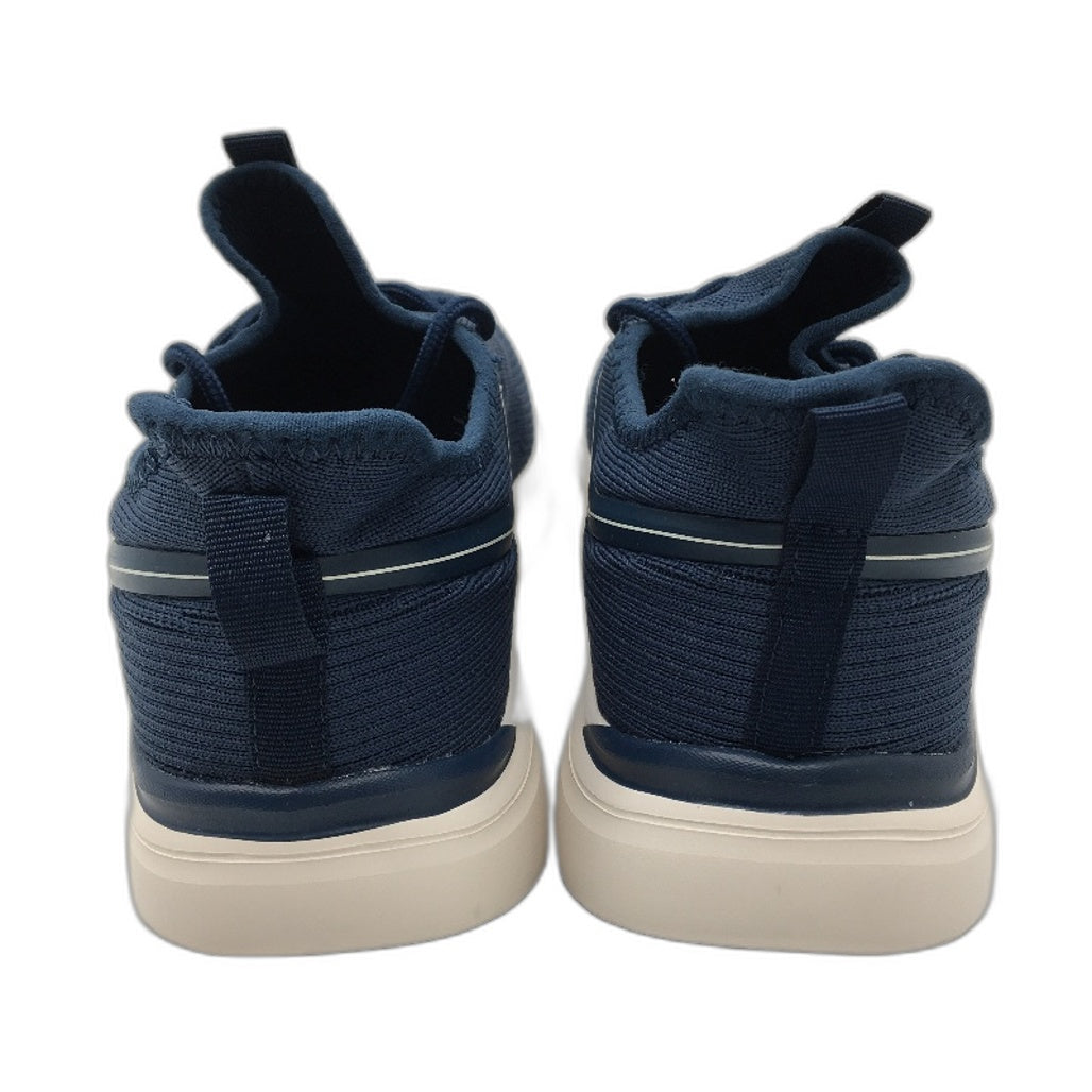 Fitville Navy Extra Wide Fit Trainers Slip On Laced Sneakers Mens Size US 11 NEW