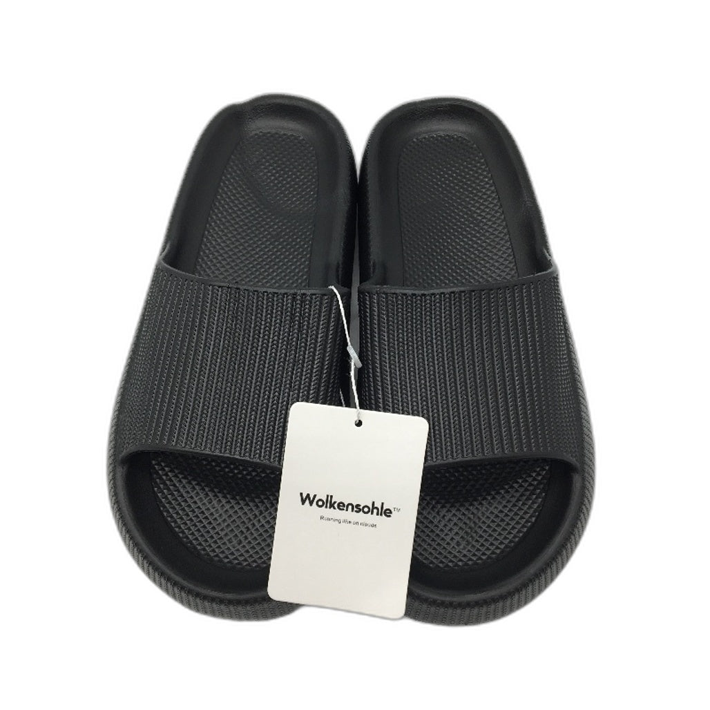 Wolkensohle Black Original Cloud Everyday Comfort Sliders Size L 7.5 M 6.5 NEW
