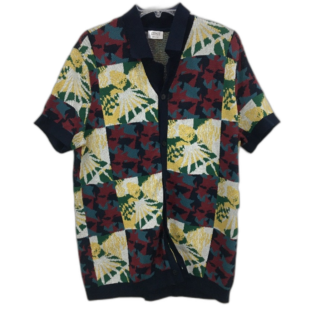 Pioneeer Knitwear Myer Sample Multicoloured SS Shirt Mens Sze M NEW