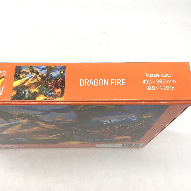 Hinkler Childrens Fiery Effect Dragon Fire 100 Piece Jigsaw Puzzle Ages 6+ NEW