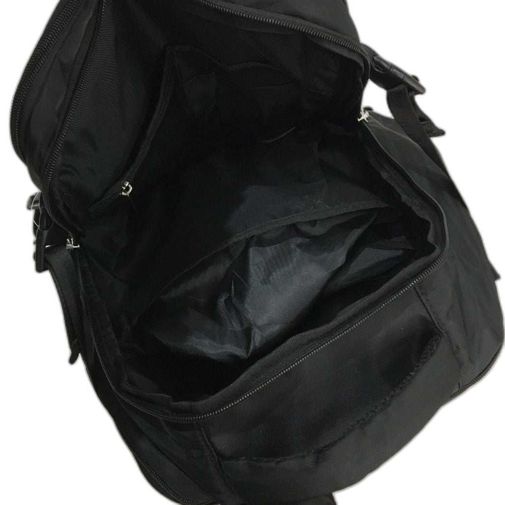 Black Soft Shell Padded Back Multi Compartment 15.6 Inch Laptop Back Pack NEW