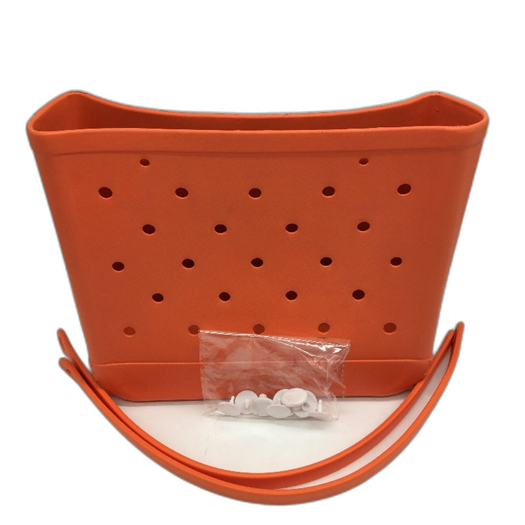Jiusege Orange EVA Durable Waterproof Rubber Tread Base Sandproof Beach Tote NEW