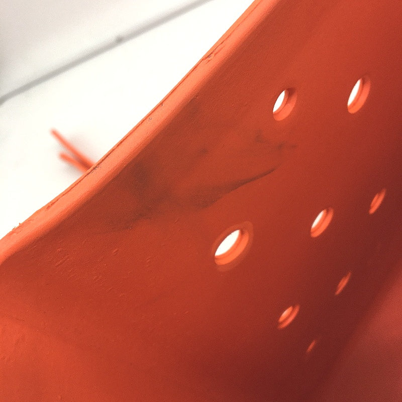 Jiusege Orange EVA Durable Waterproof Rubber Tread Base Sandproof Beach Tote NEW