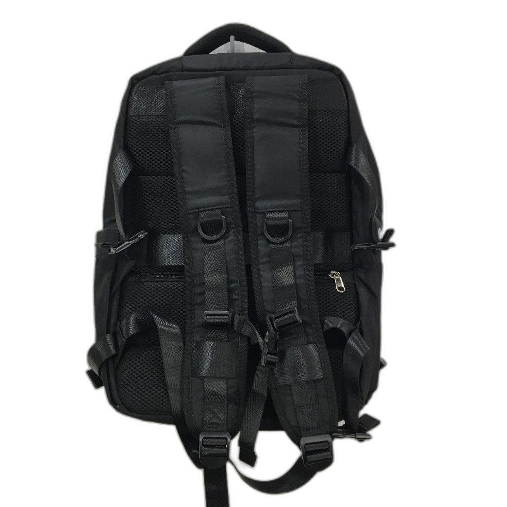 Wonhox Black Hand Pump Vacuum Compression Multi Compartment Travel Backpack NEW