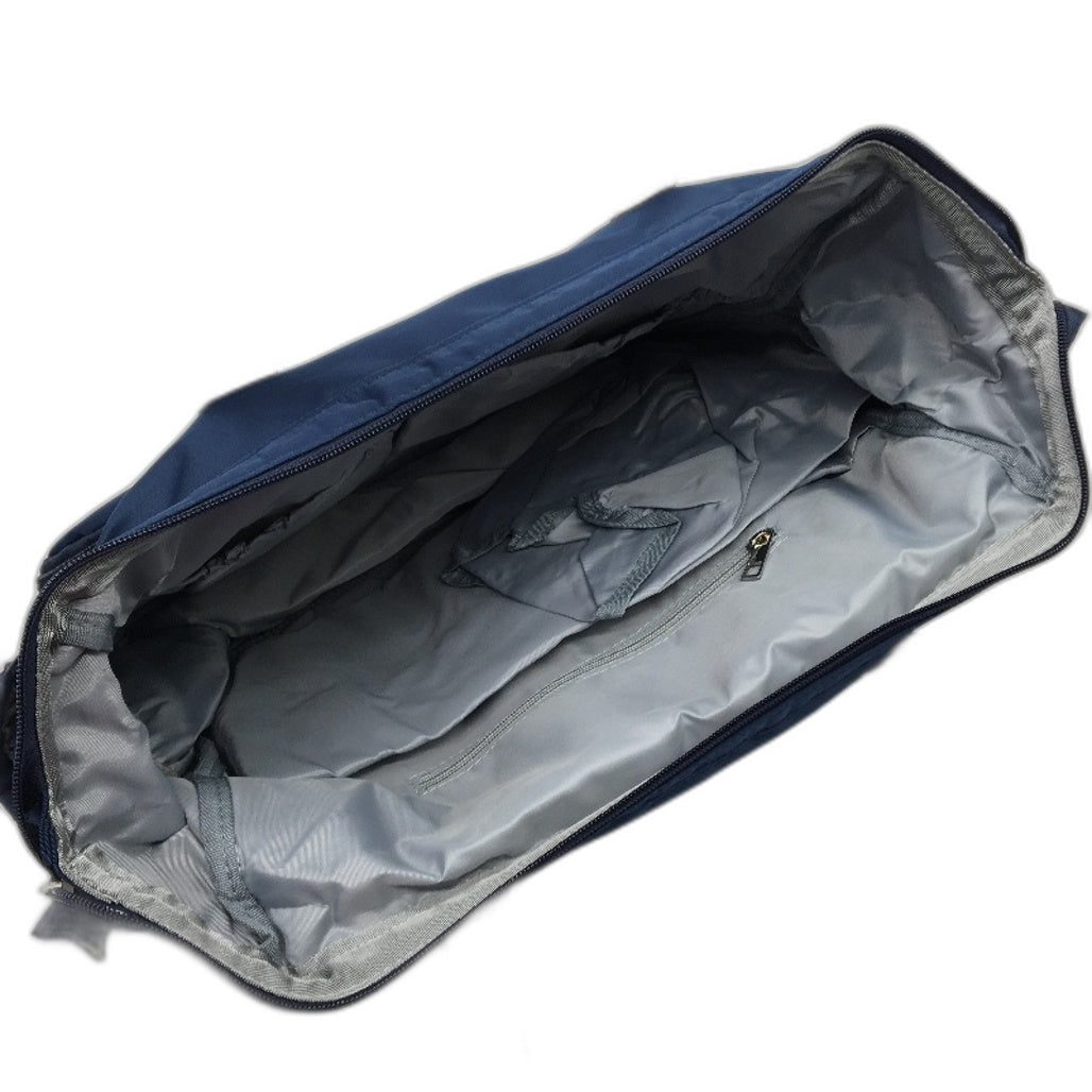 Ssumght 3 Piece Navy Blue Mommy Printed Diaper Bag & Accessory Purses NEW