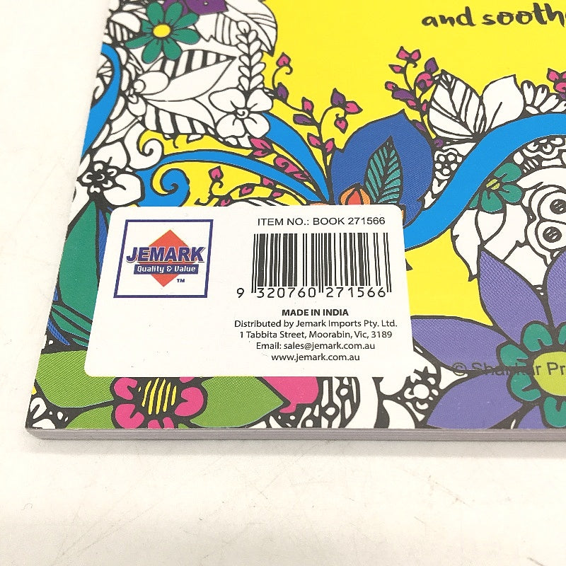 Jemark 2 Pack Joyful & Creative Illustration Adult Colouring Books NEW