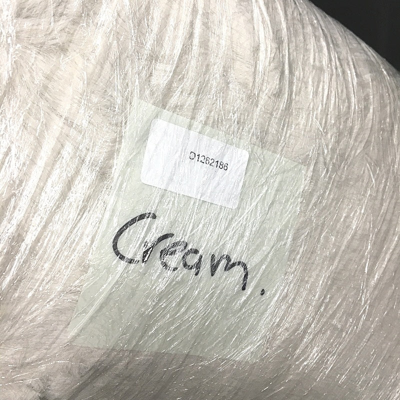 Kirkton House Super Soft Faux Rabbit Fur Plush Light Cream Floor Rug NEW