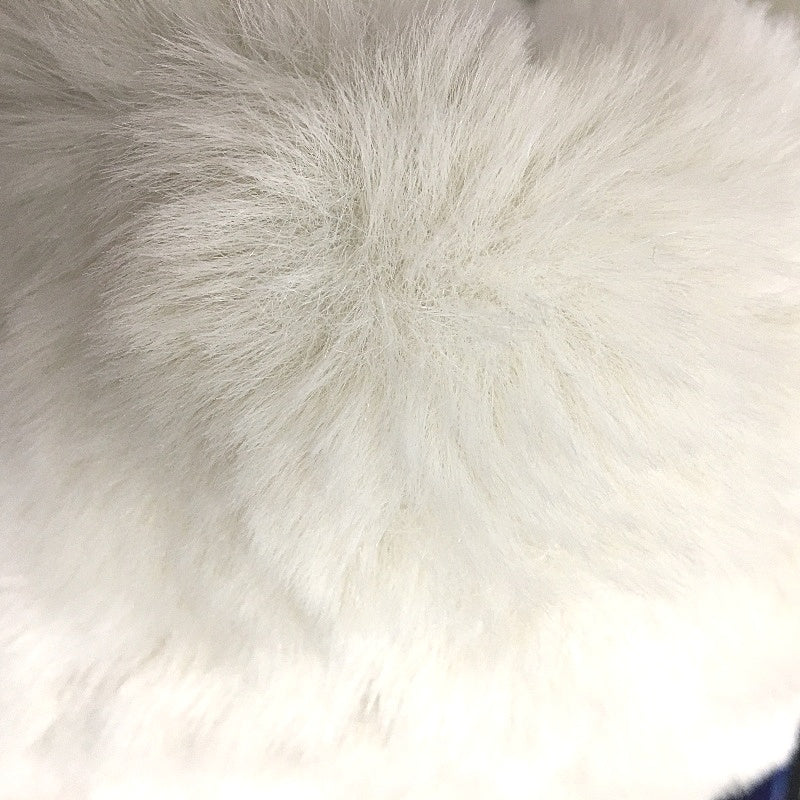 Kirkton House Super Soft Faux Rabbit Fur Plush Light Cream Floor Rug NEW