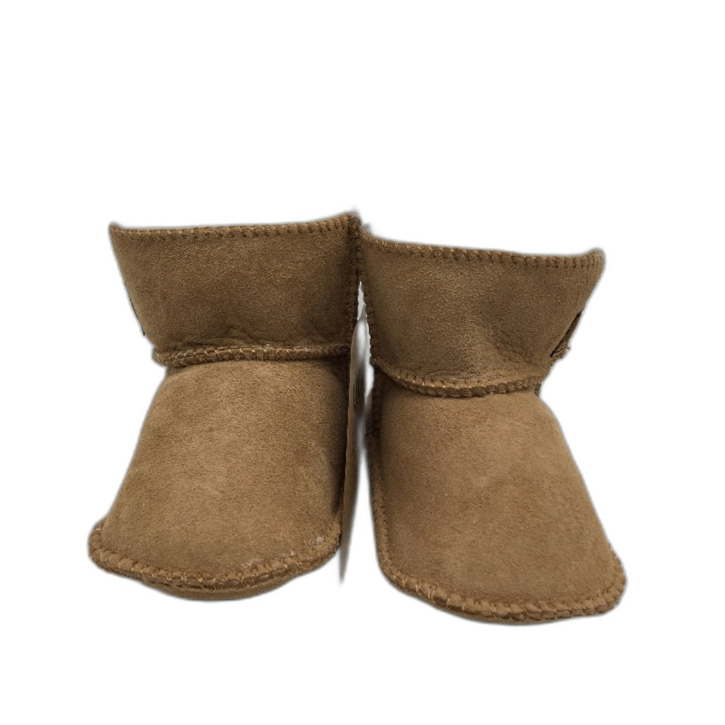 UGG Oz Shepherd Baby Toddler Chesnut Sheepskin Booties Size S NEW