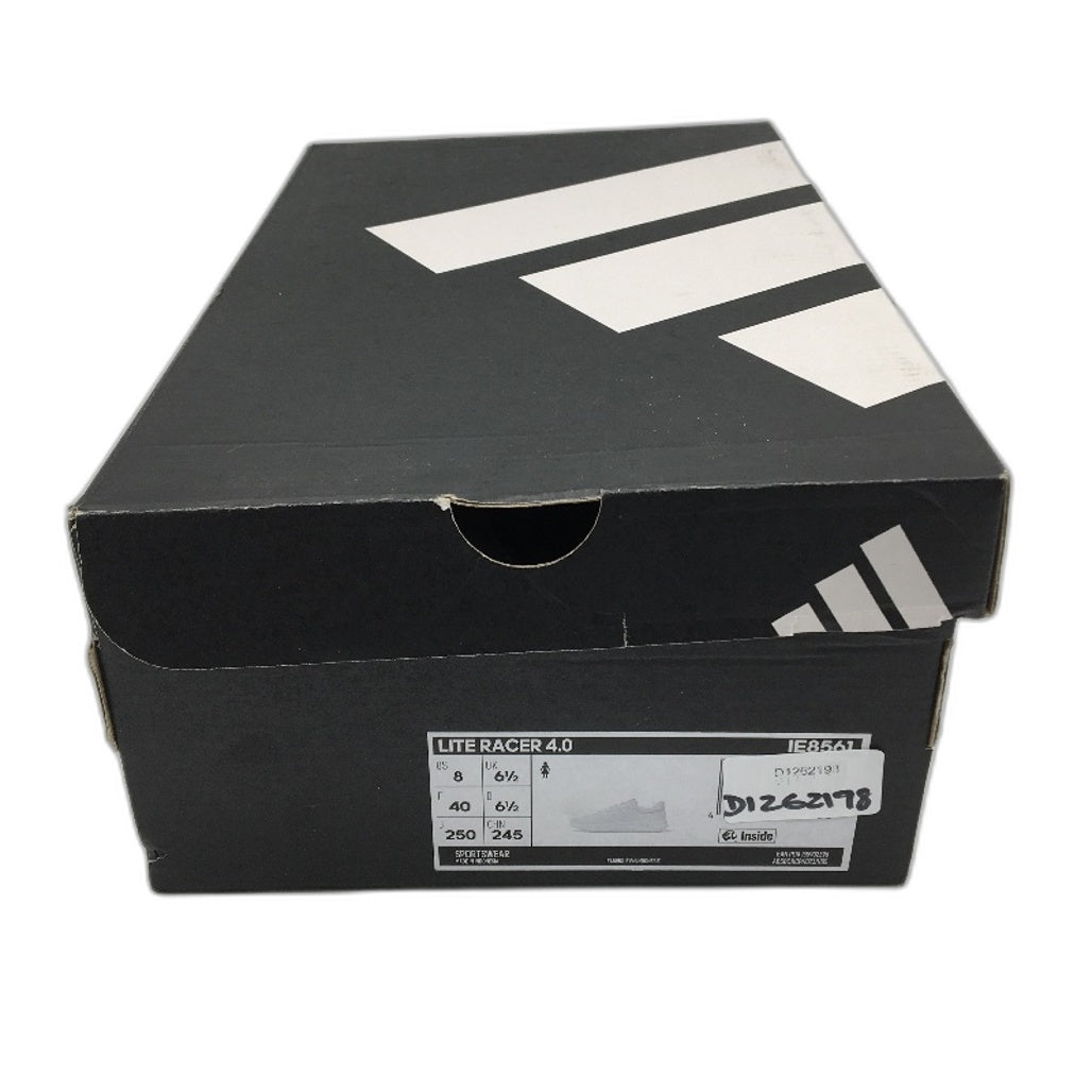 Adidas Lite Racer 4.0 Womens White Running Sneakers IE8561 Size US 8 NEW